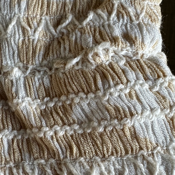 Women's Cream Ruffled Top - Picture 4 of 4